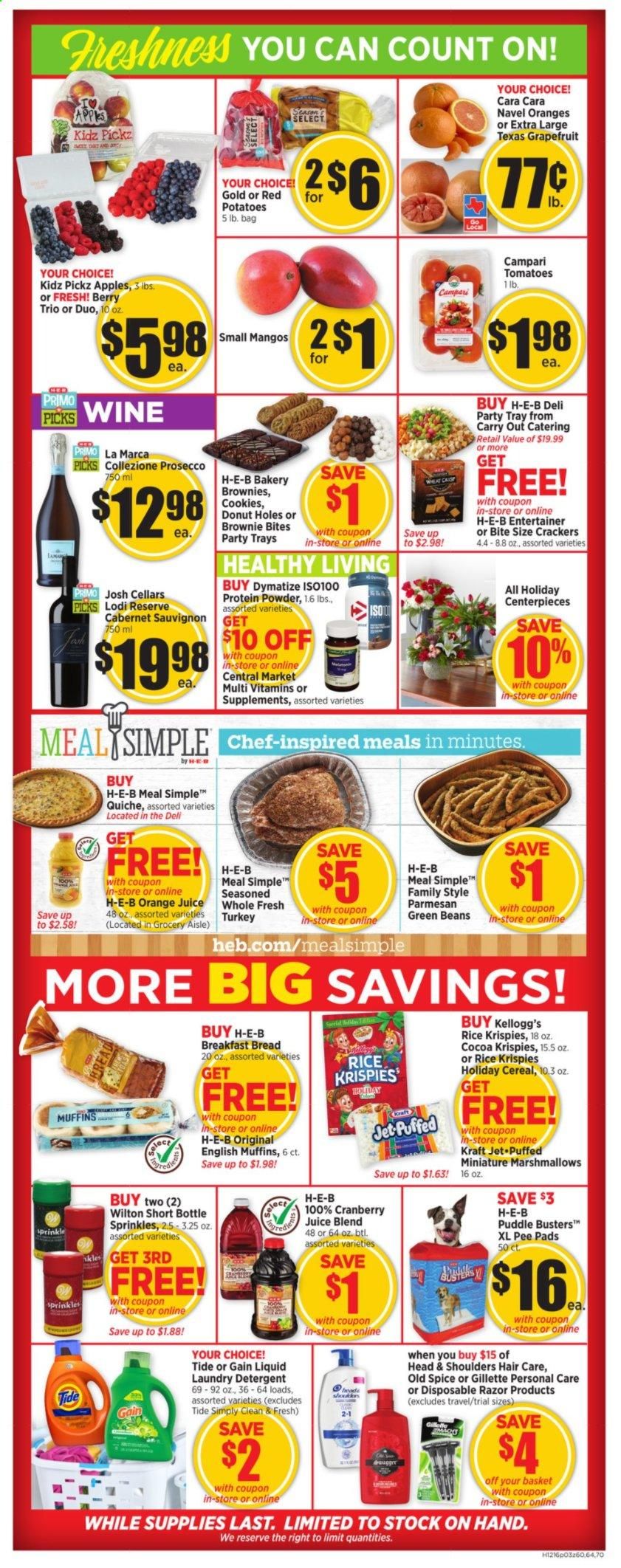H-E-B (TX) Weekly Ad Flyer December 16 to December 24