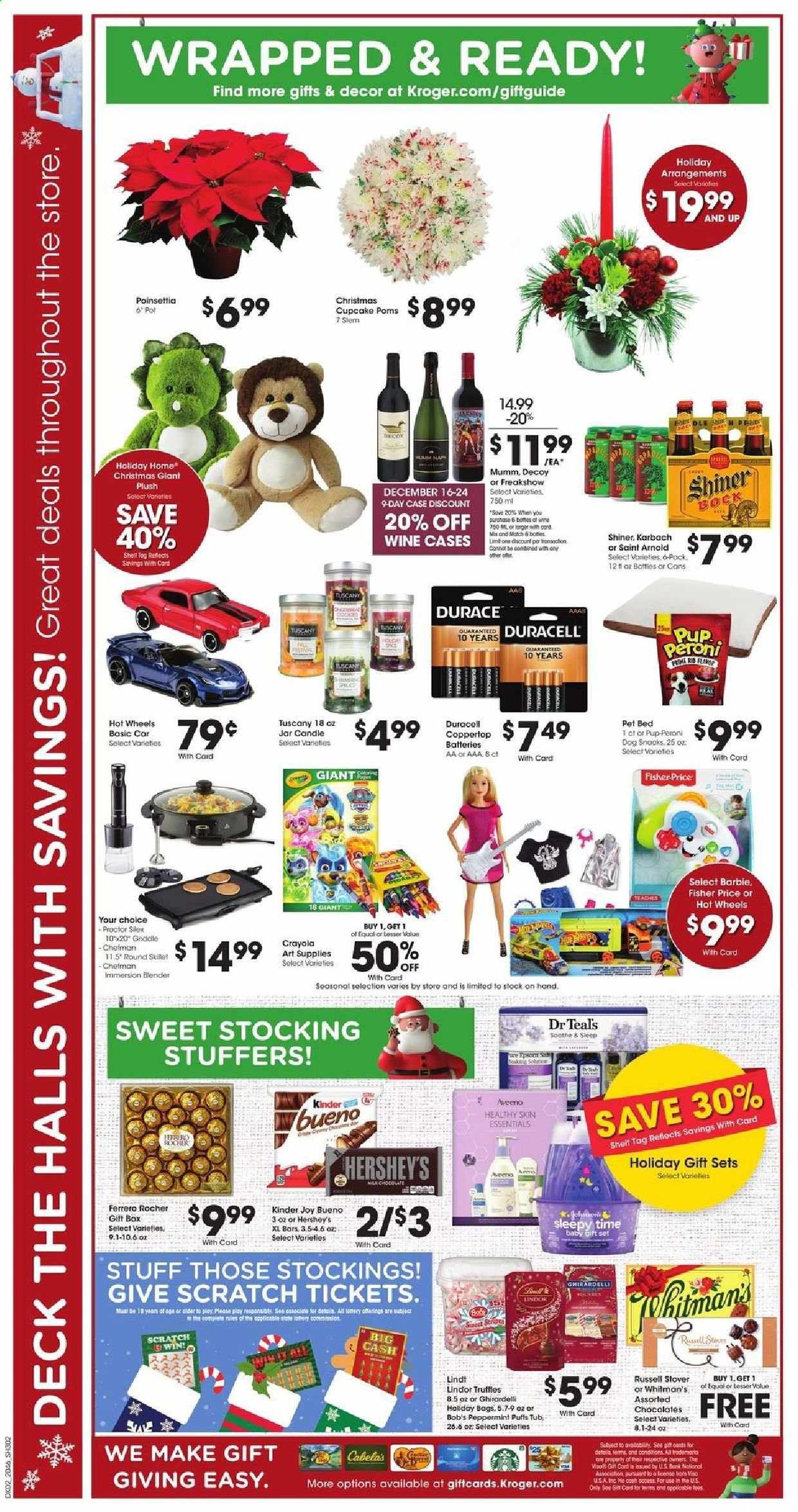 Kroger (GA, IL, LA, MI, OK, SC, TN, TX, VA) Weekly Ad Flyer December 16 to December 24