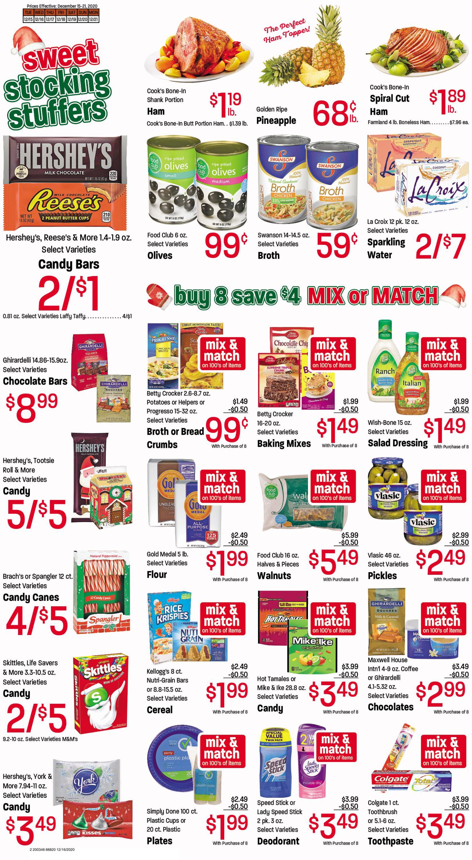 Ridley's Holiday Weekly Ad Flyer December 15 to December 21, 2020