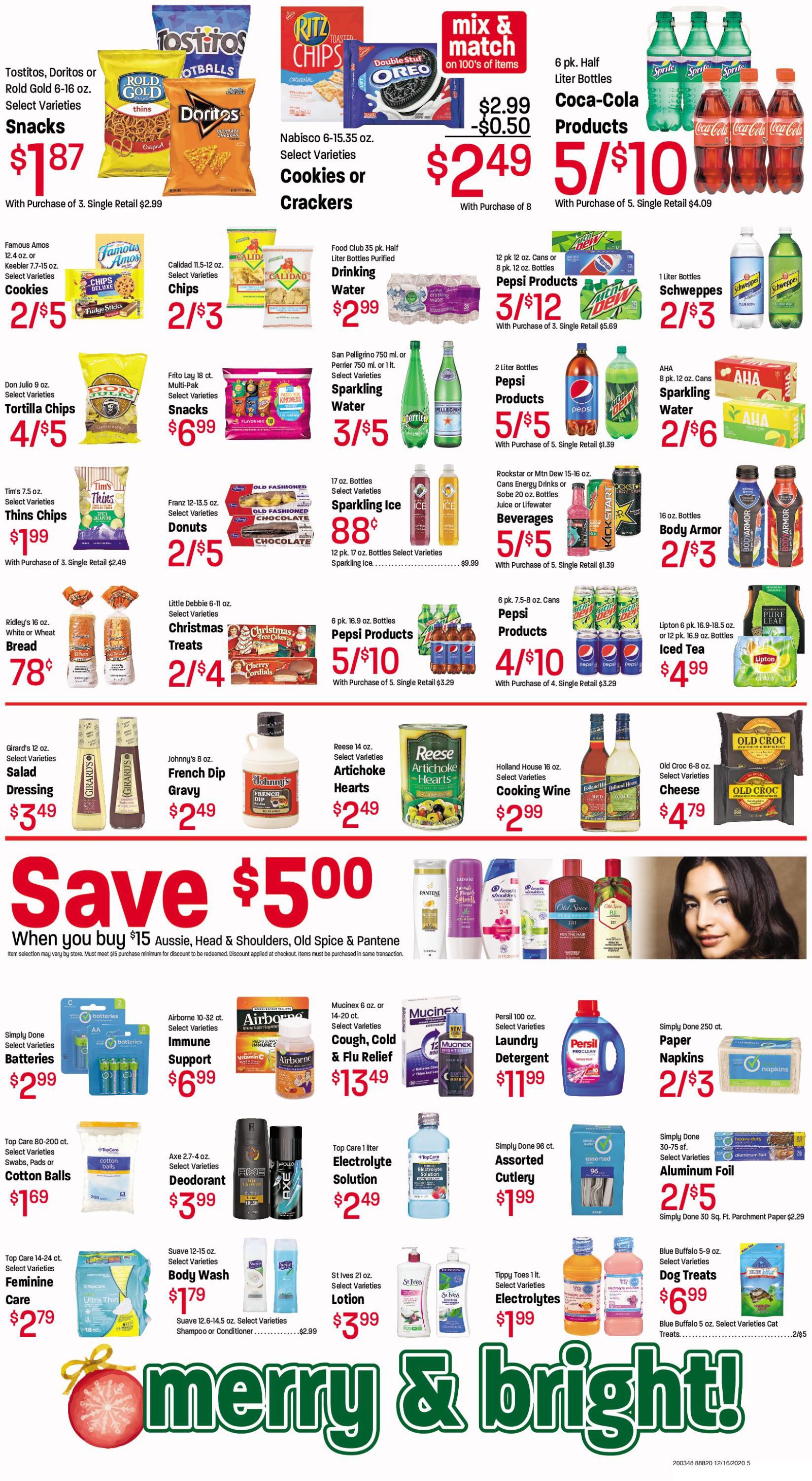 Ridley's Holiday Weekly Ad Flyer December 15 to December 21, 2020