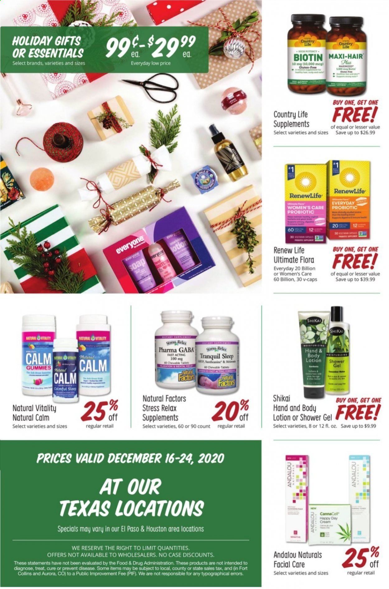 Sprouts Weekly Ad Flyer December 16 to December 24