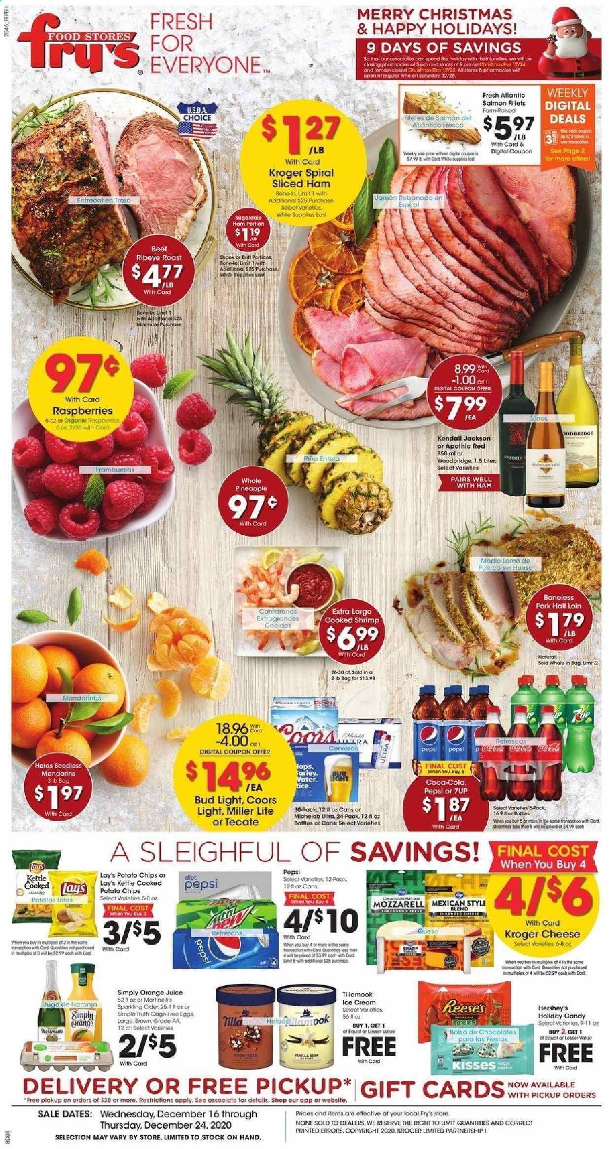 Fry’s (AZ) Weekly Ad Flyer December 16 to December 24