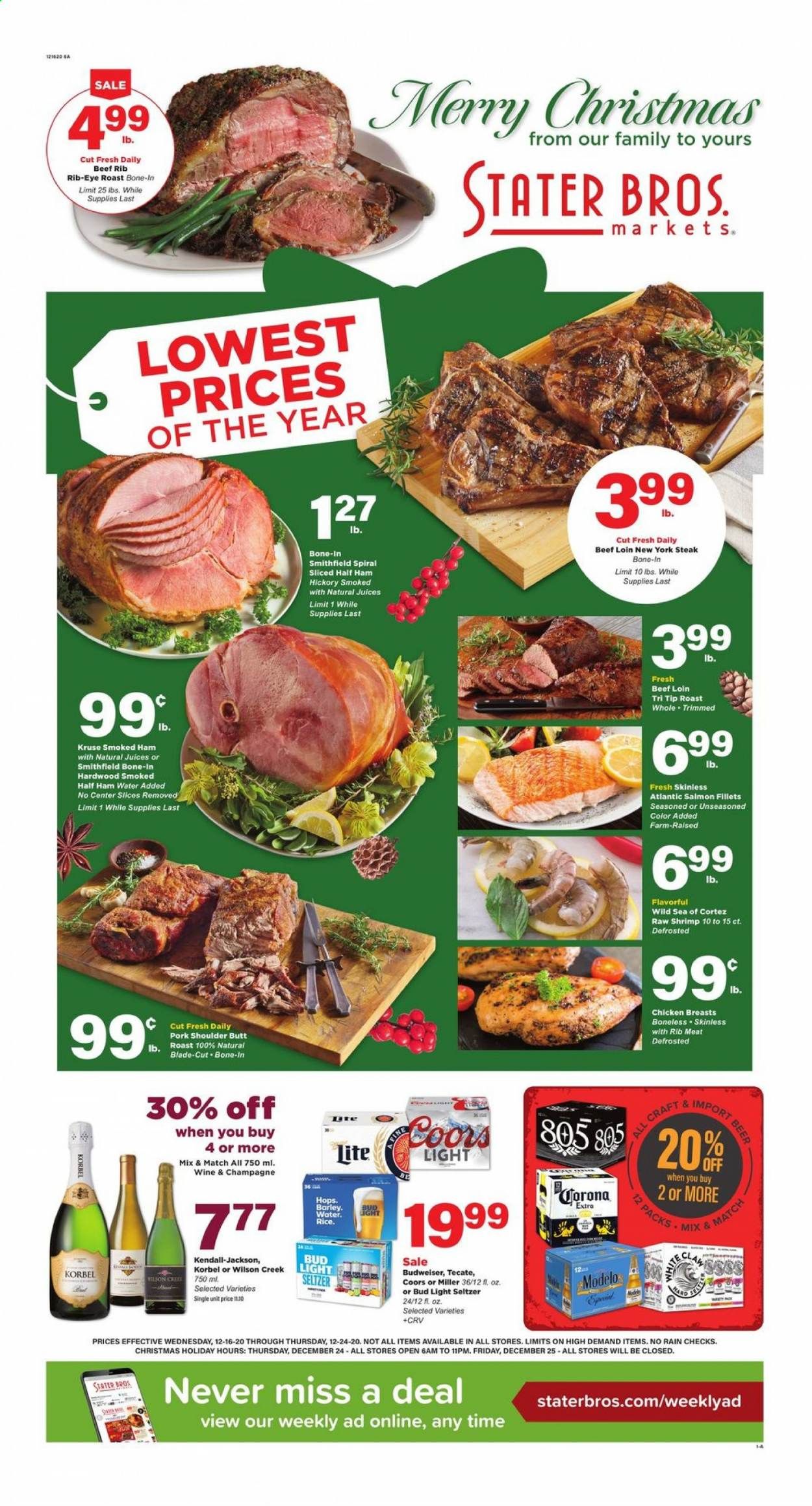 Stater Bros. Weekly Ad Flyer December 16 to December 24