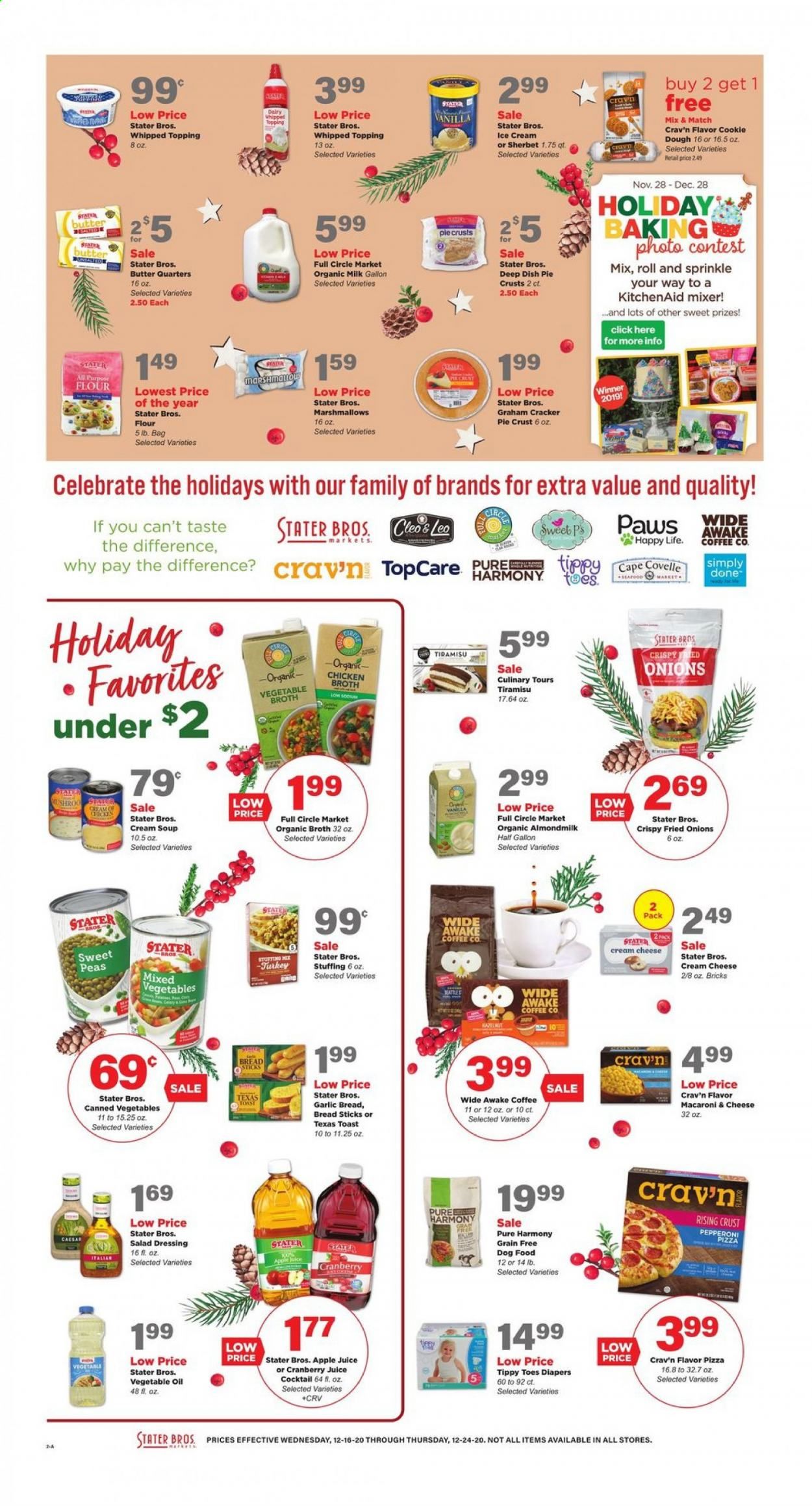 Stater Bros. Weekly Ad Flyer December 16 to December 24