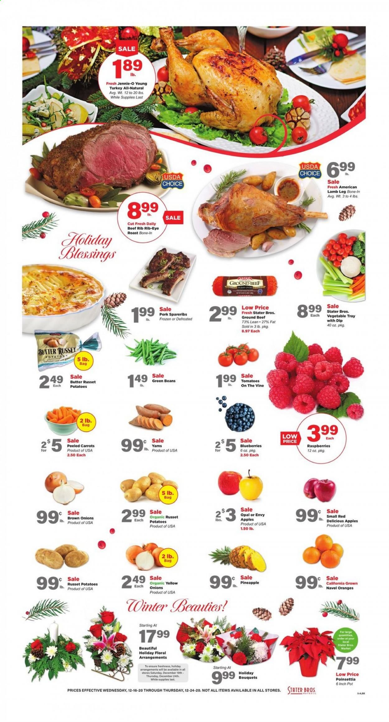 Stater Bros. Weekly Ad Flyer December 16 to December 24