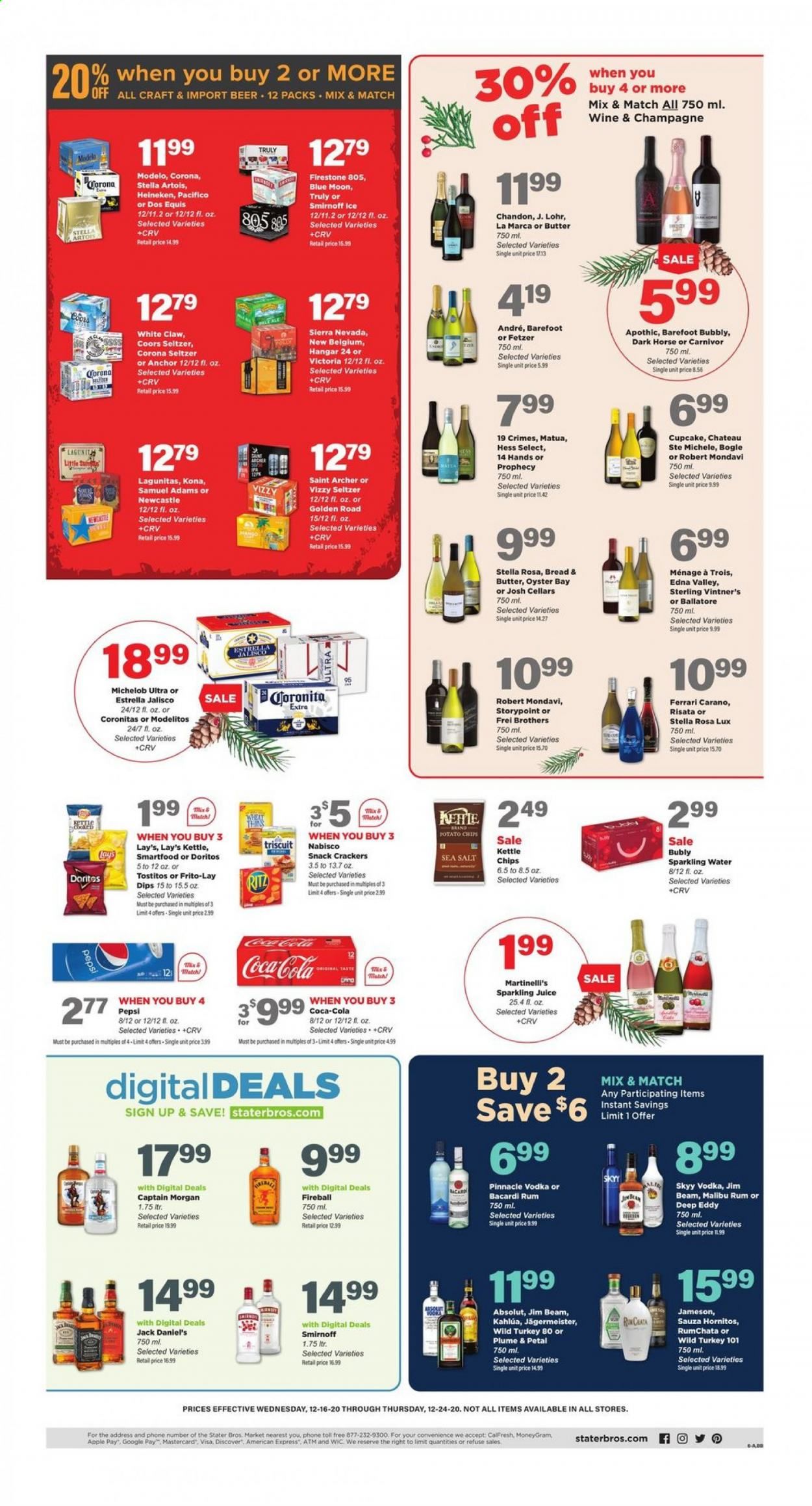 Stater Bros. Weekly Ad Flyer December 16 to December 24