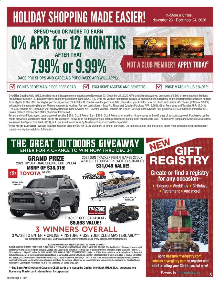 Cabela's Weekly Ad Flyer December 17 to December 24