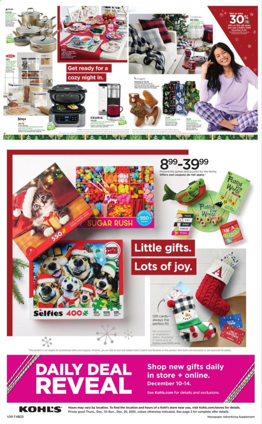 Kohl's Weekly Ad Flyer December 10 to December 20