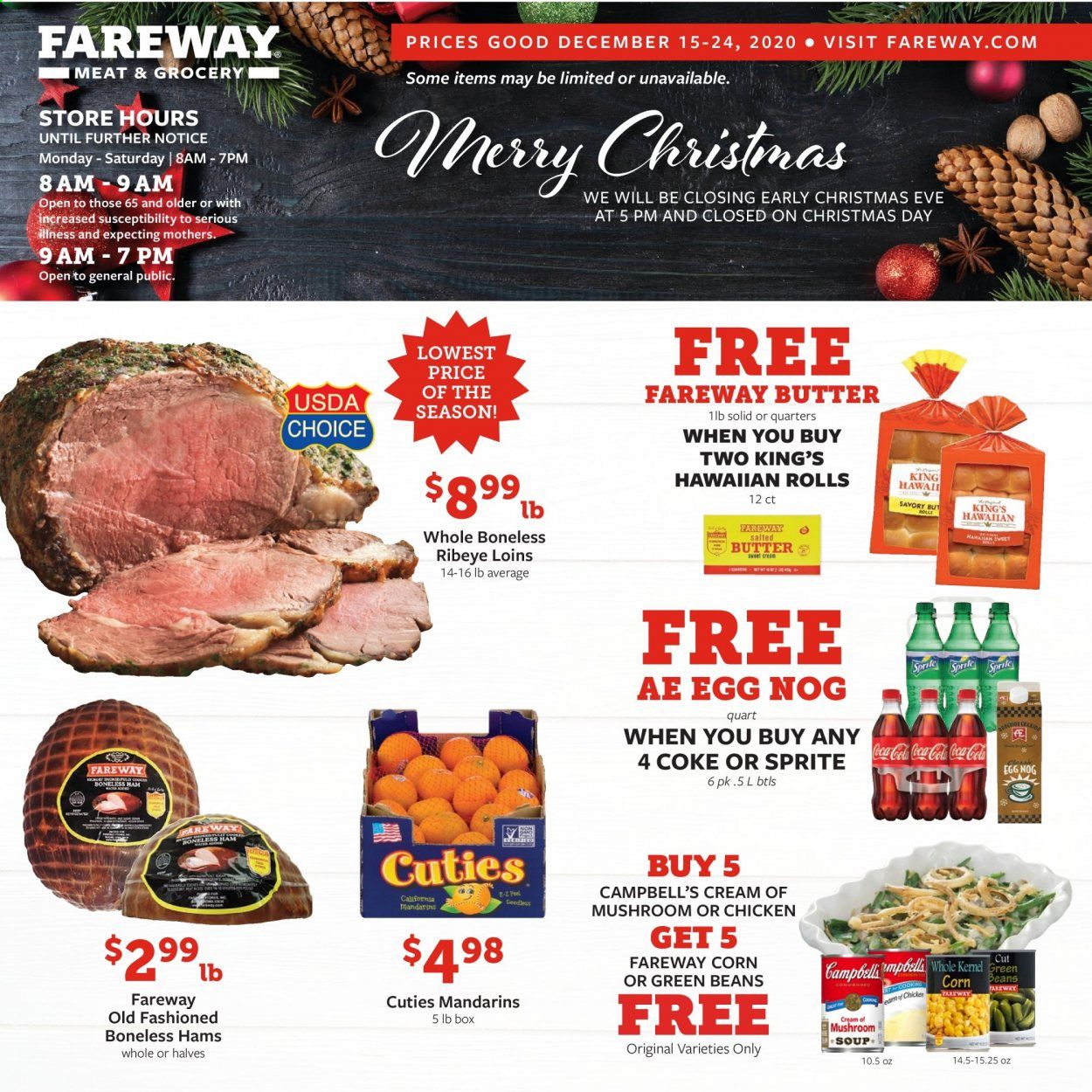Fareway (IA, IL, MN, MO, NE, SD) Weekly Ad Flyer December 15 to December 24