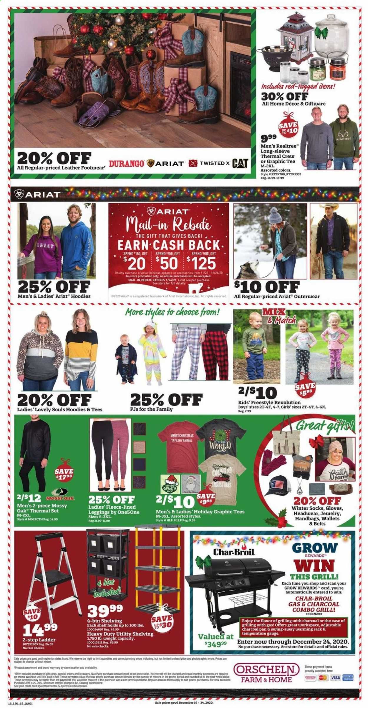 Orscheln Farm and Home Weekly Ad Flyer December 16 to December 24