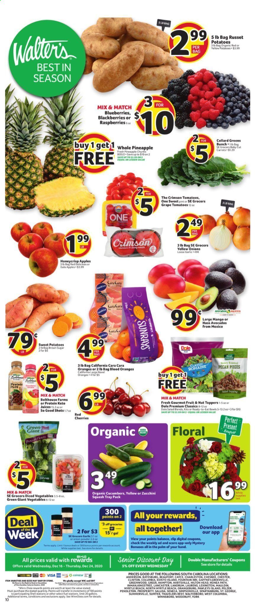 BI-LO Weekly Ad Flyer December 16 to December 24