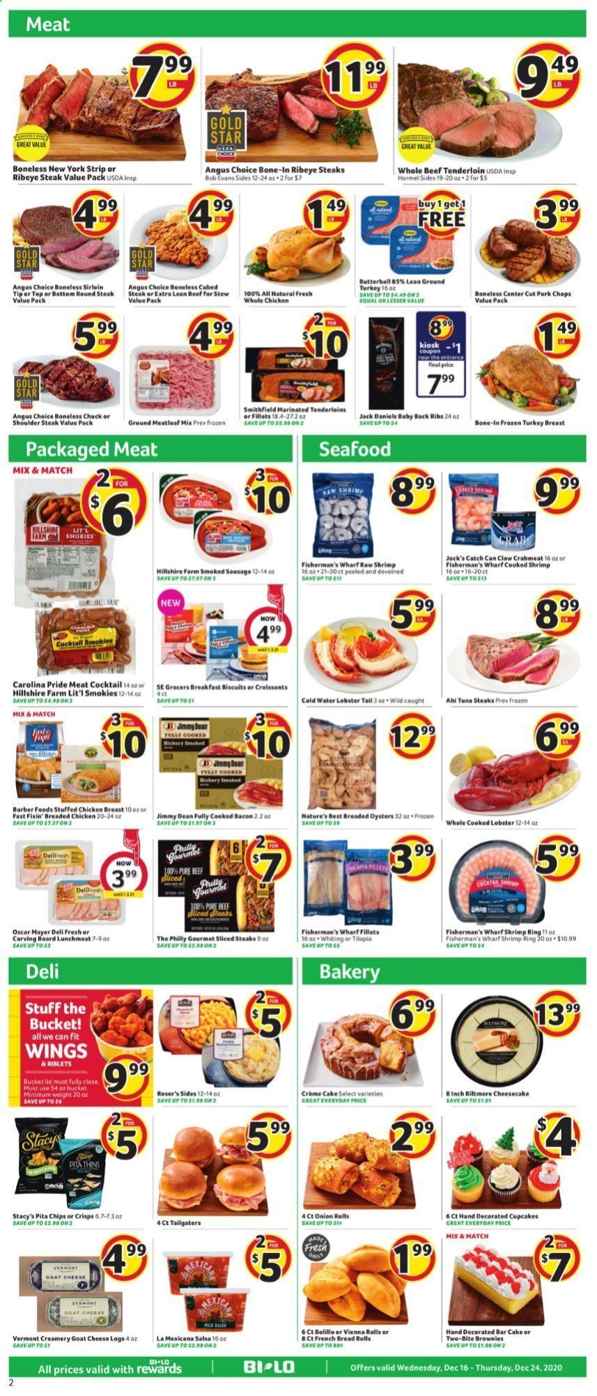 BI-LO Weekly Ad Flyer December 16 to December 24