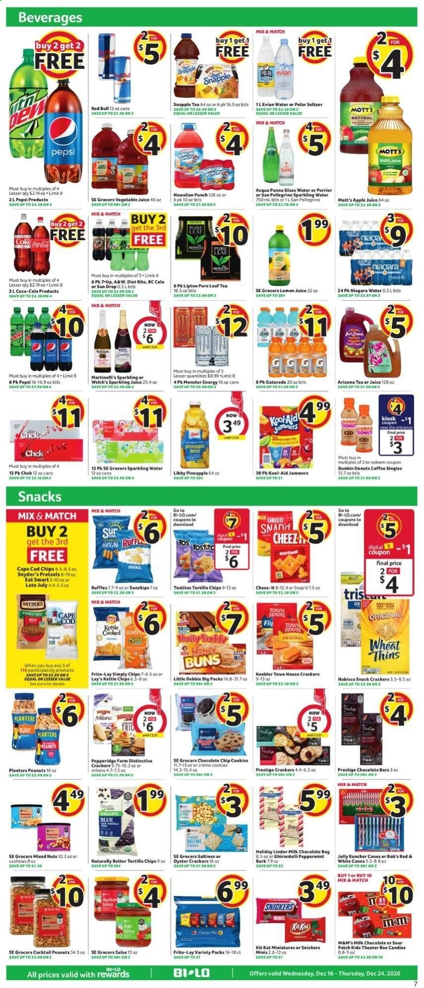 BI-LO Weekly Ad Flyer December 16 to December 24