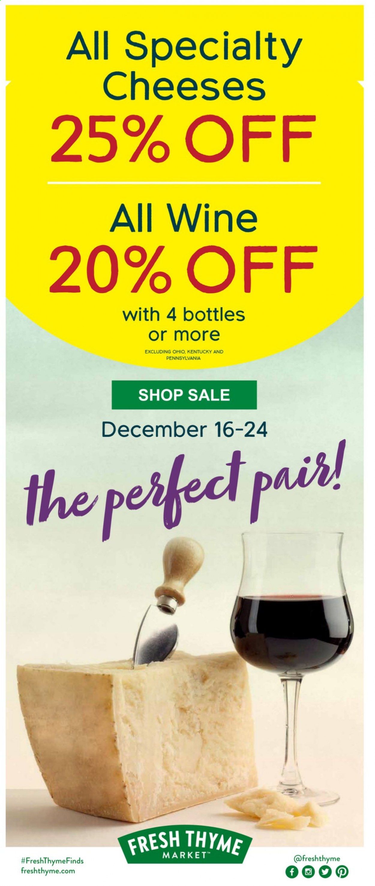 Fresh Thyme Weekly Ad Flyer December 16 to December 24