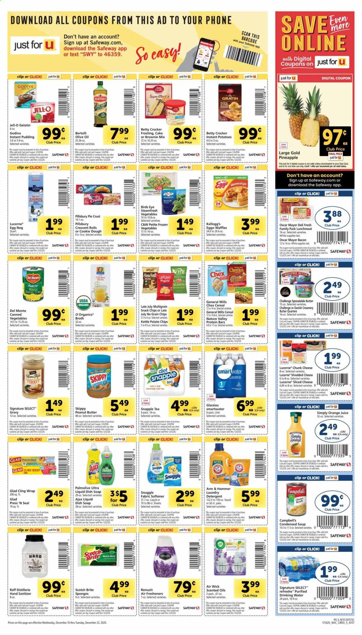 Safeway (AZ, CA, CO, HI, MD, NE, OR, VA, WA) Weekly Ad Flyer December 16 to December 22