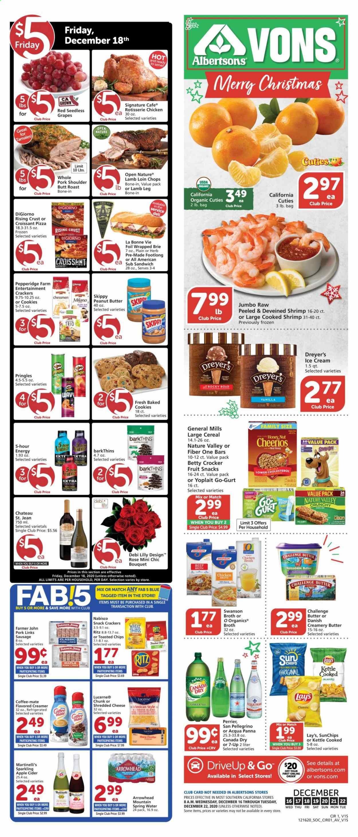 Vons (CA, NV) Weekly Ad Flyer December 16 to December 22