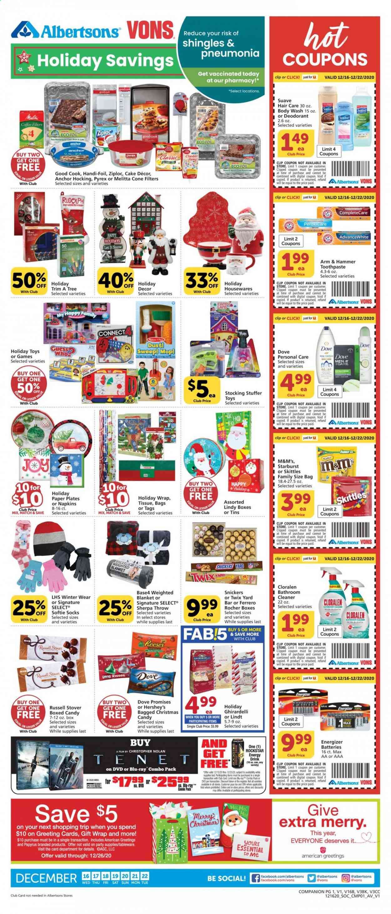 Vons (CA, NV) Weekly Ad Flyer December 16 to December 22