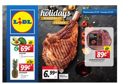 Lidl Weekly Ad Flyer December 16 to December 22