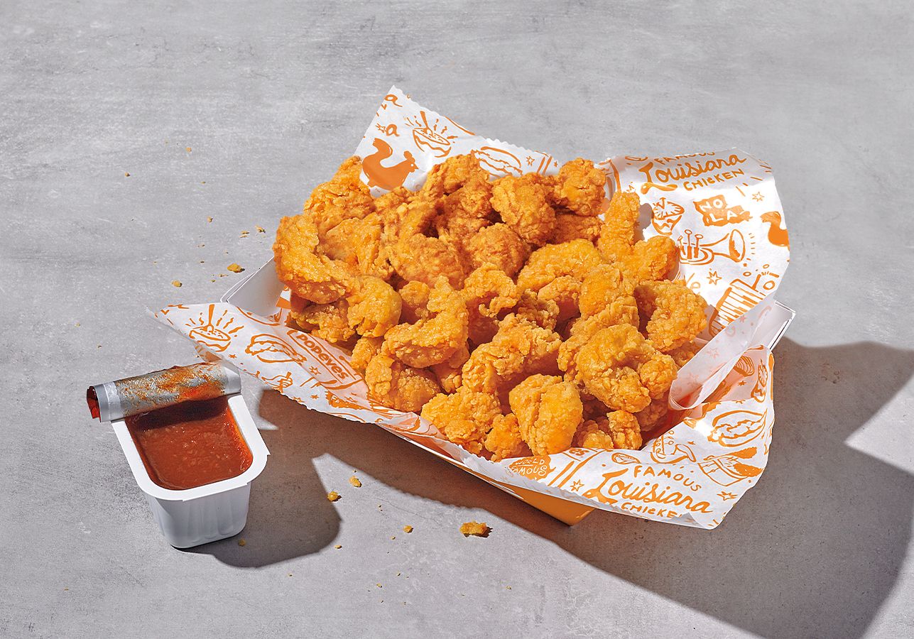 Get $2.99 Popcorn Shrimp Through the Popeyes Website for a Limited Time Get $2.99 Popcorn Shrimp Through the Popeyes Website for a Limited Time