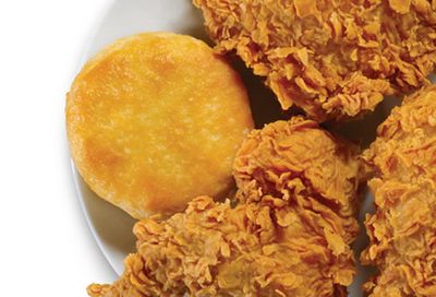 3 Pieces of Chicken and a Biscuit Now $3.99 with Mobile Orders at Popeyes Chicken