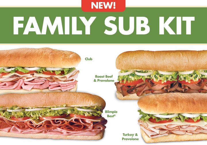 Blimpie Announces the Arrival of New Family Sub Kits Blimpie Announces the Arrival of New Family Sub Kits