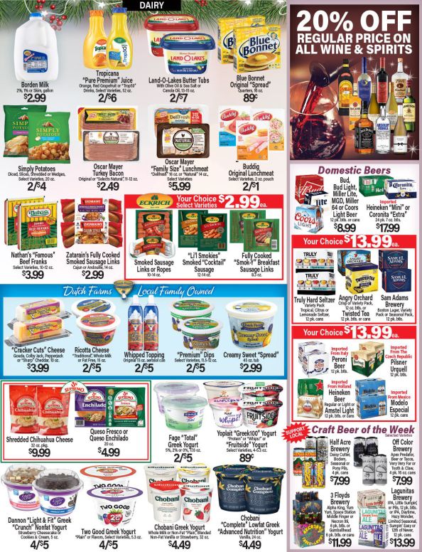 Angelo Caputo's Christmas Holiday Weekly Ad Flyer December 16 to December 29, 2020