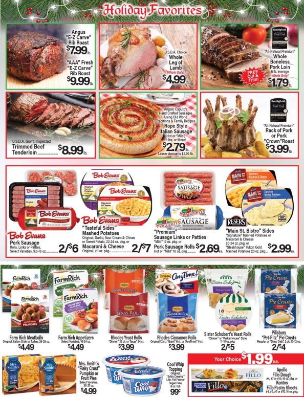 Angelo Caputo's Christmas Holiday Weekly Ad Flyer December 16 to December 29, 2020