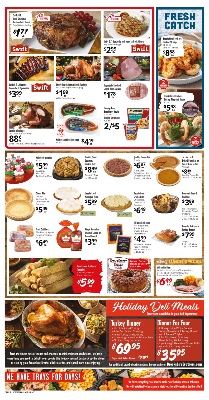 Brookshire Brothers Christmas Holiday Weekly Ad Flyer December 16 to December 24, 2020