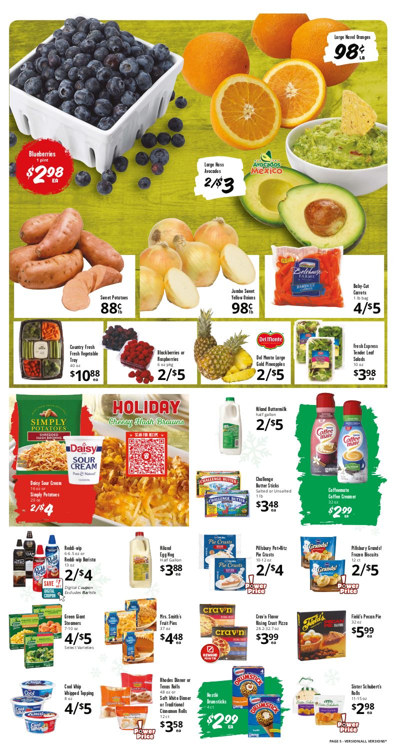 Brookshire Brothers Christmas Holiday Weekly Ad Flyer December 16 to December 24, 2020