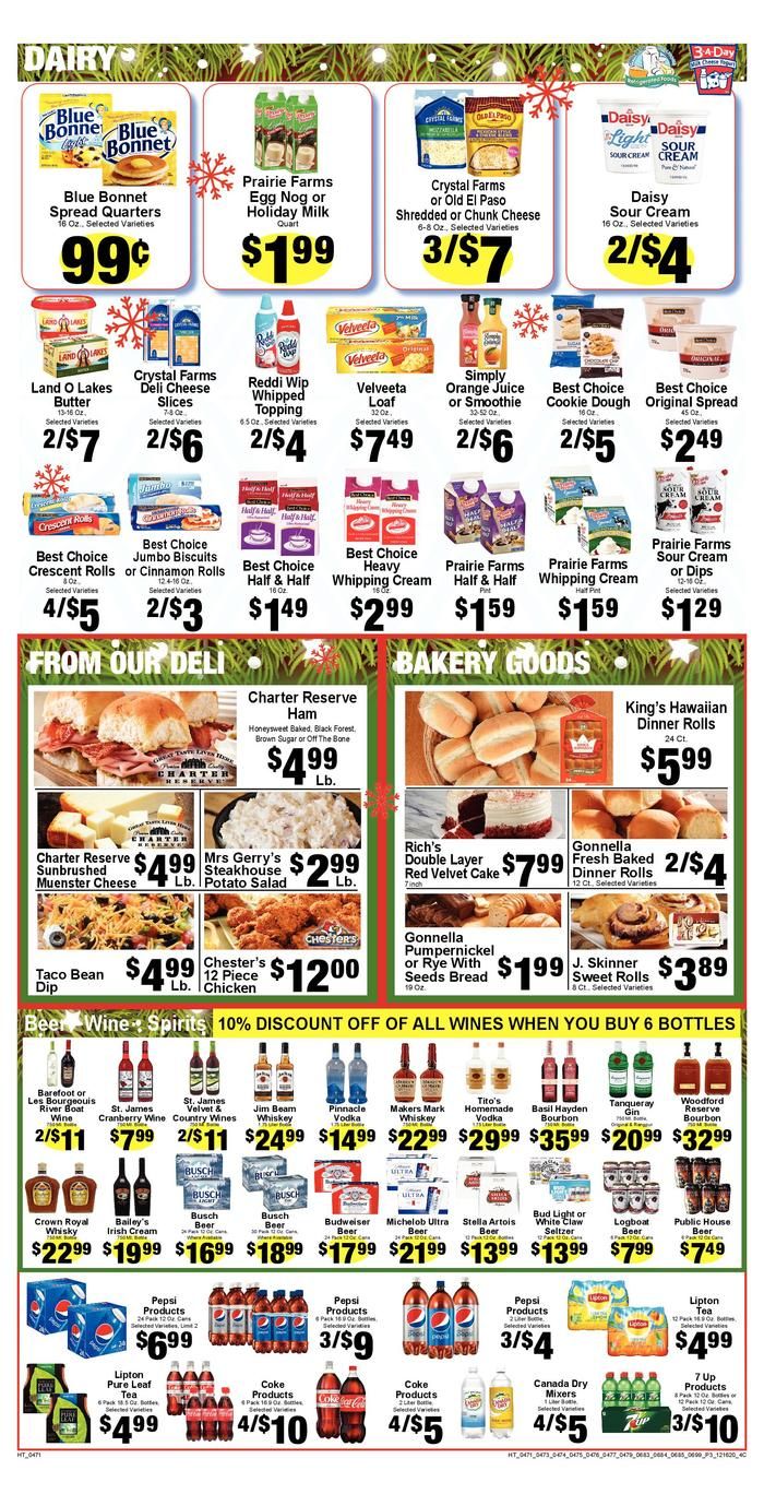 C&R Market Christmas Holiday Weekly Ad Flyer December 16 to December 24, 2020