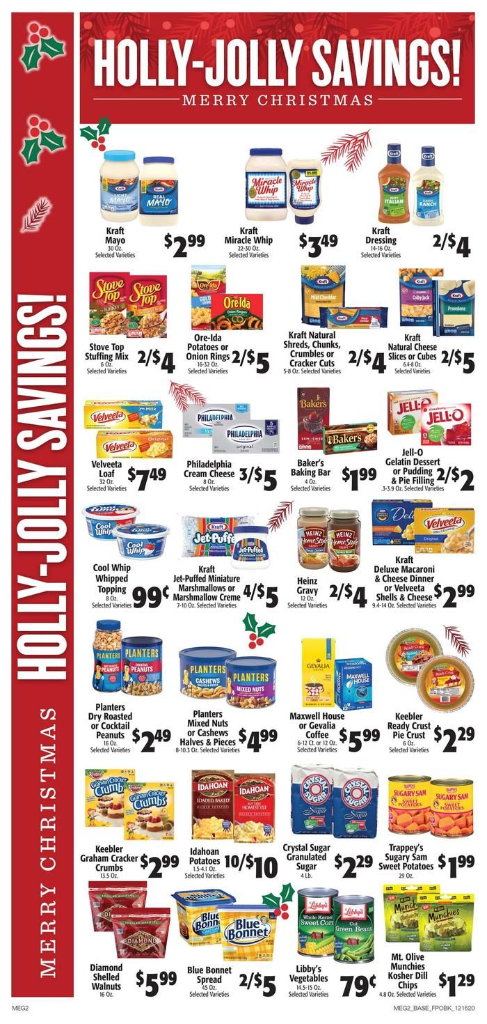 E.W. James & Sons Christmas Holiday Weekly Ad Flyer December 16 to December 29, 2020
