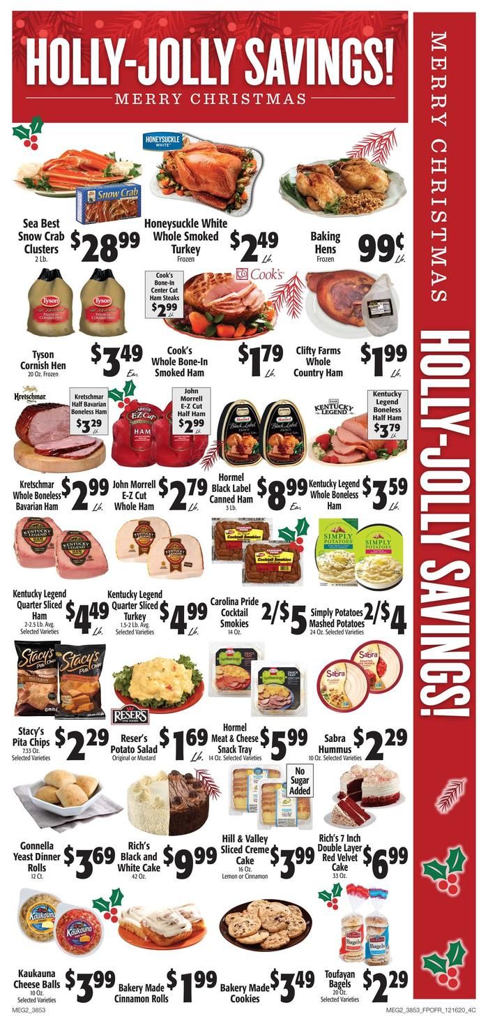 E.W. James & Sons Christmas Holiday Weekly Ad Flyer December 16 to December 29, 2020