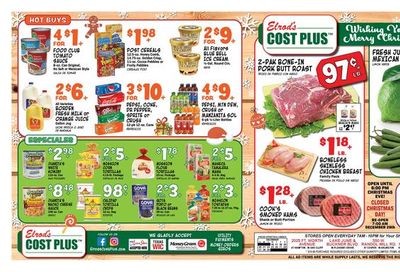 Elrod's Christmas Holiday Weekly Ad Flyer December 16 to December 29, 2020