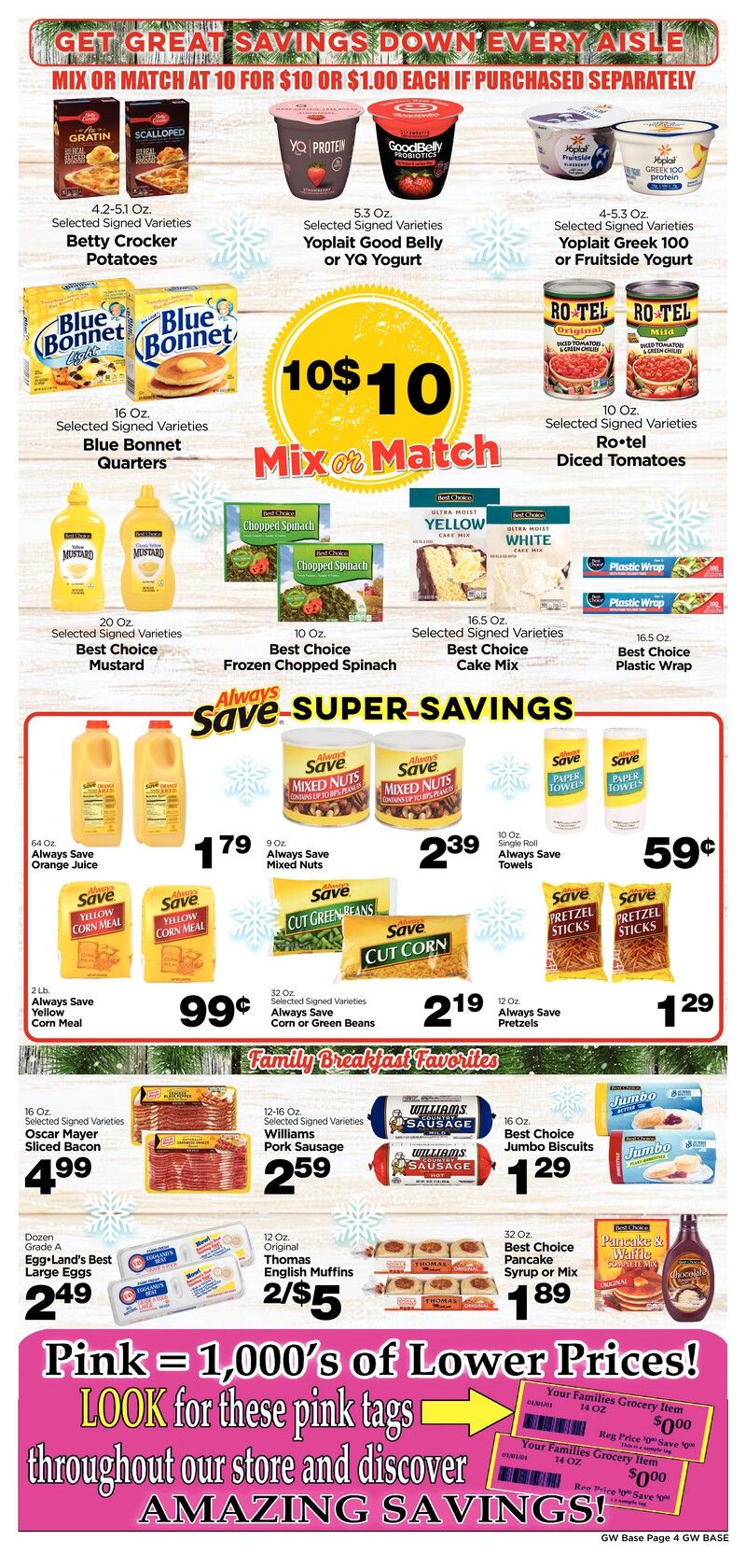 G&W Foods Christmas Holiday Weekly Ad Flyer December 16 to December 29, 2020