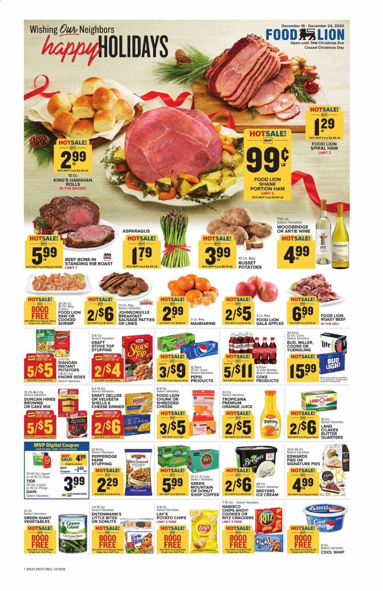 Food Lion (NC) Weekly Ad Flyer December 16 to December 24