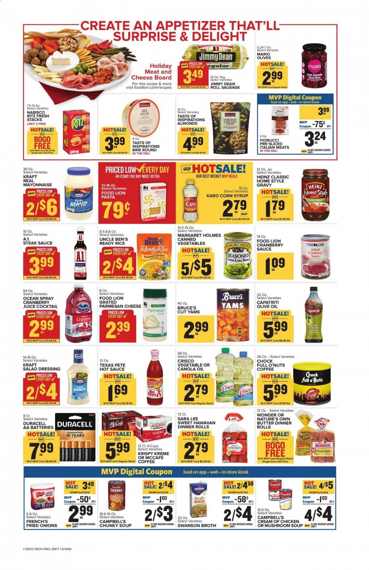 Food Lion (NC) Weekly Ad Flyer December 16 to December 24