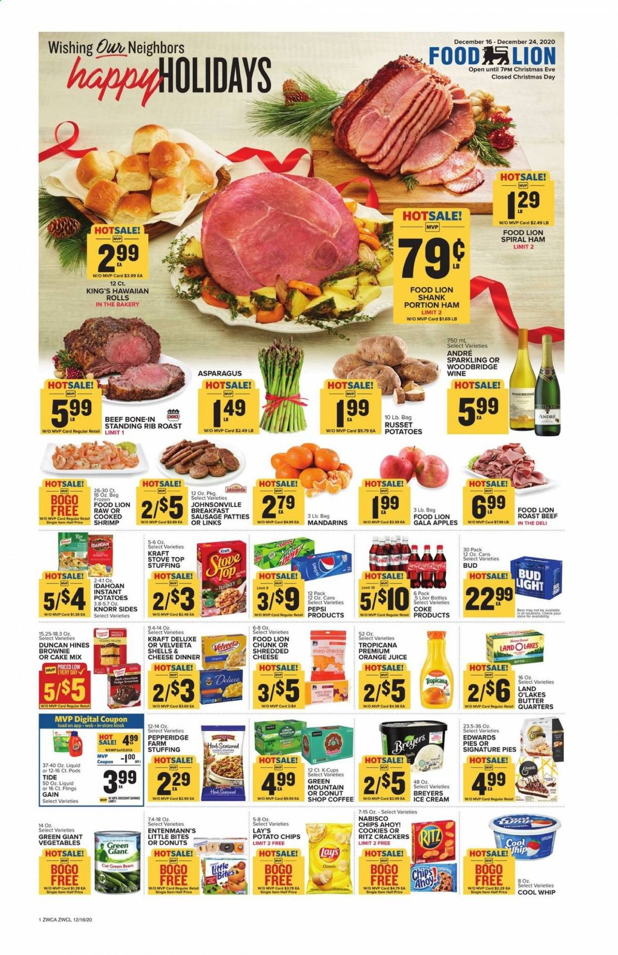 Food Lion (WV) Weekly Ad Flyer December 16 to December 24