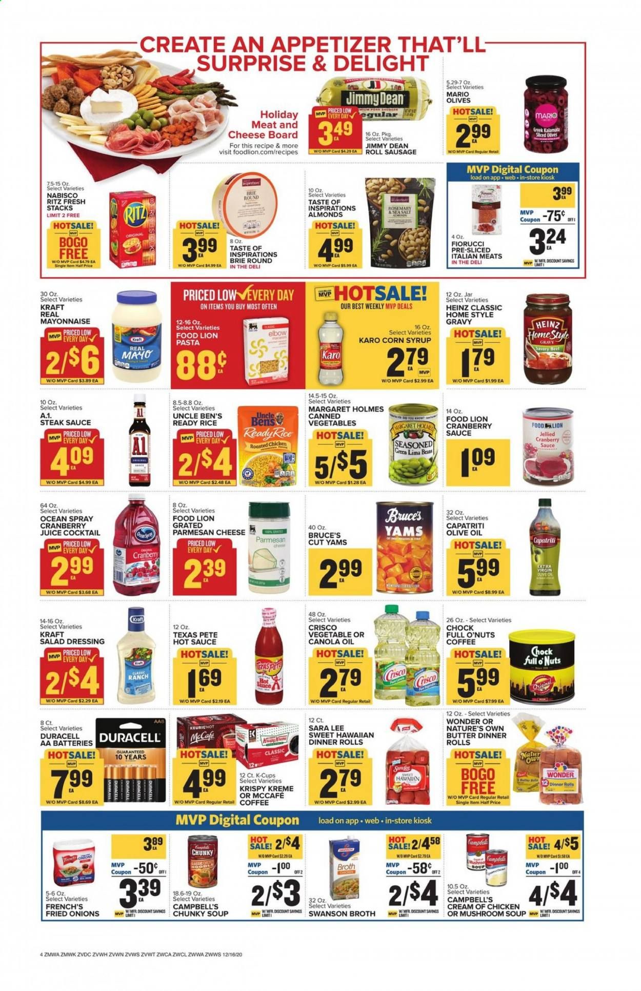 Food Lion (WV) Weekly Ad Flyer December 16 to December 24