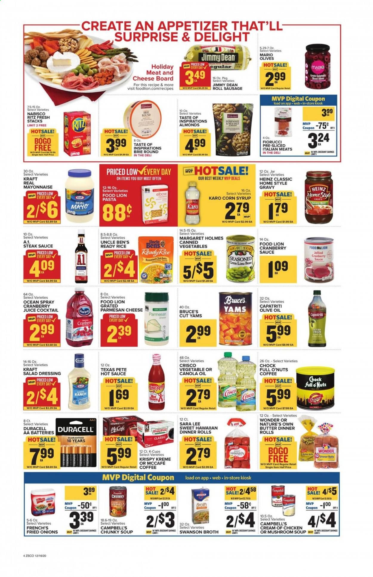 Food Lion (SC) Weekly Ad Flyer December 16 to December 24