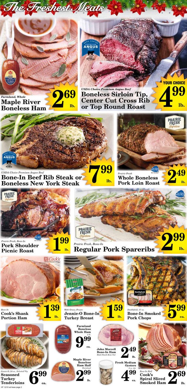 Harvest Foods Christmas Holiday Weekly Ad Flyer December 16 to December 25, 2020