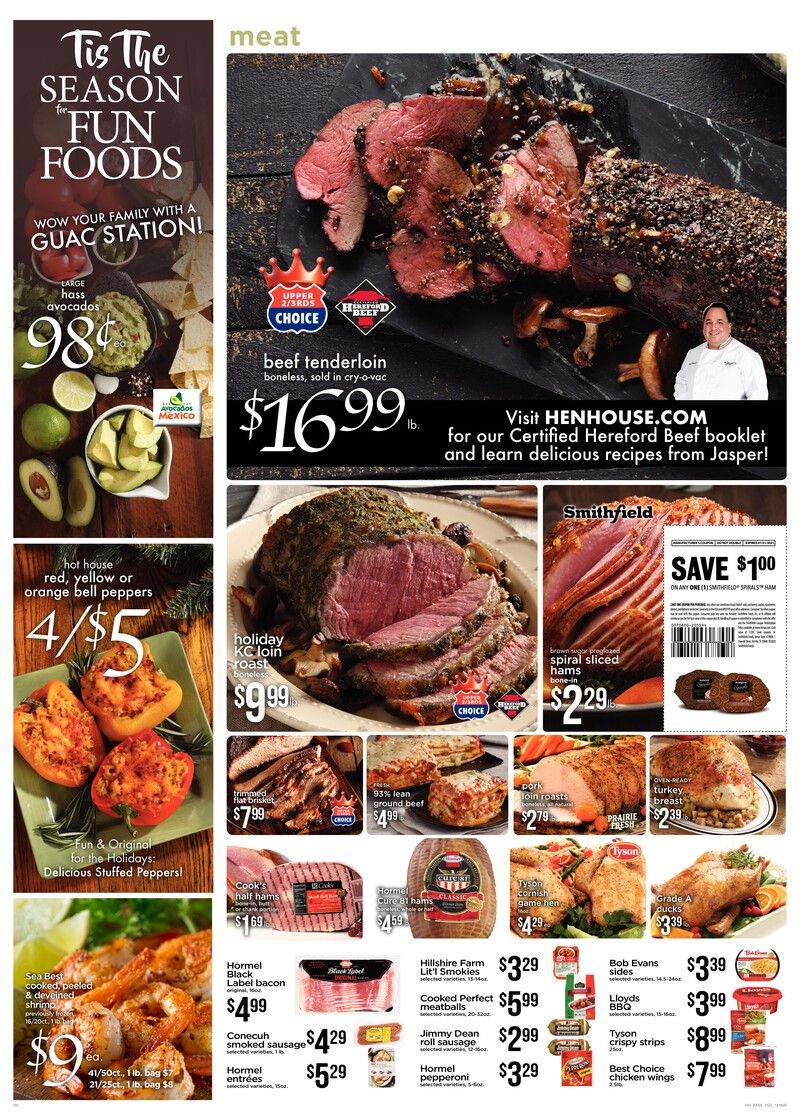 Hen House Christmas Holiday Weekly Ad Flyer December 16 to December 25, 2020