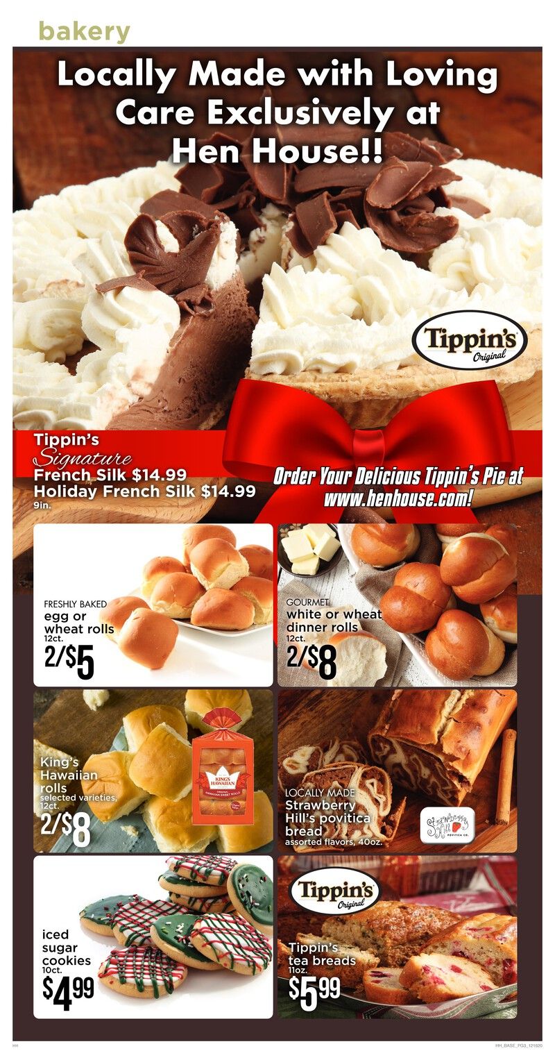 Hen House Christmas Holiday Weekly Ad Flyer December 16 to December 25, 2020