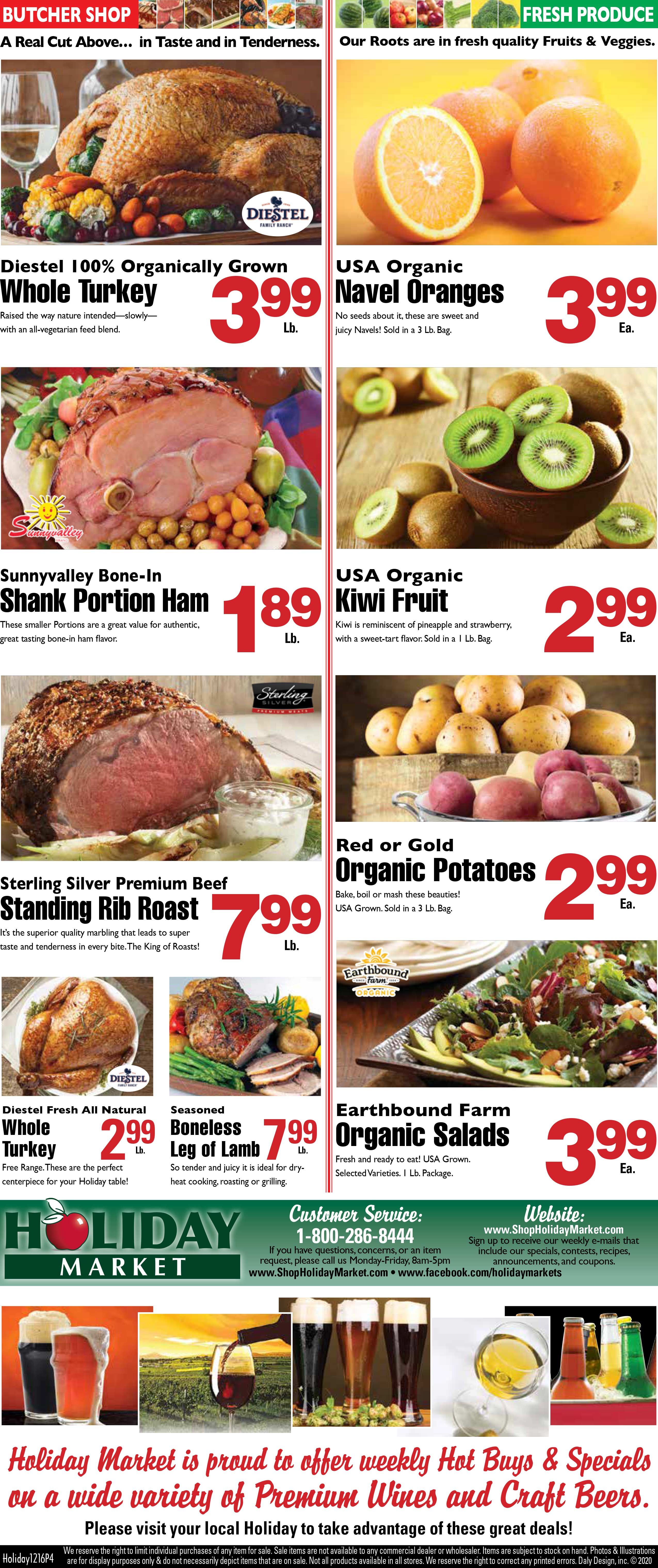 Holiday Market Holiday Weekly Ad Flyer December 16 to December 22, 2020