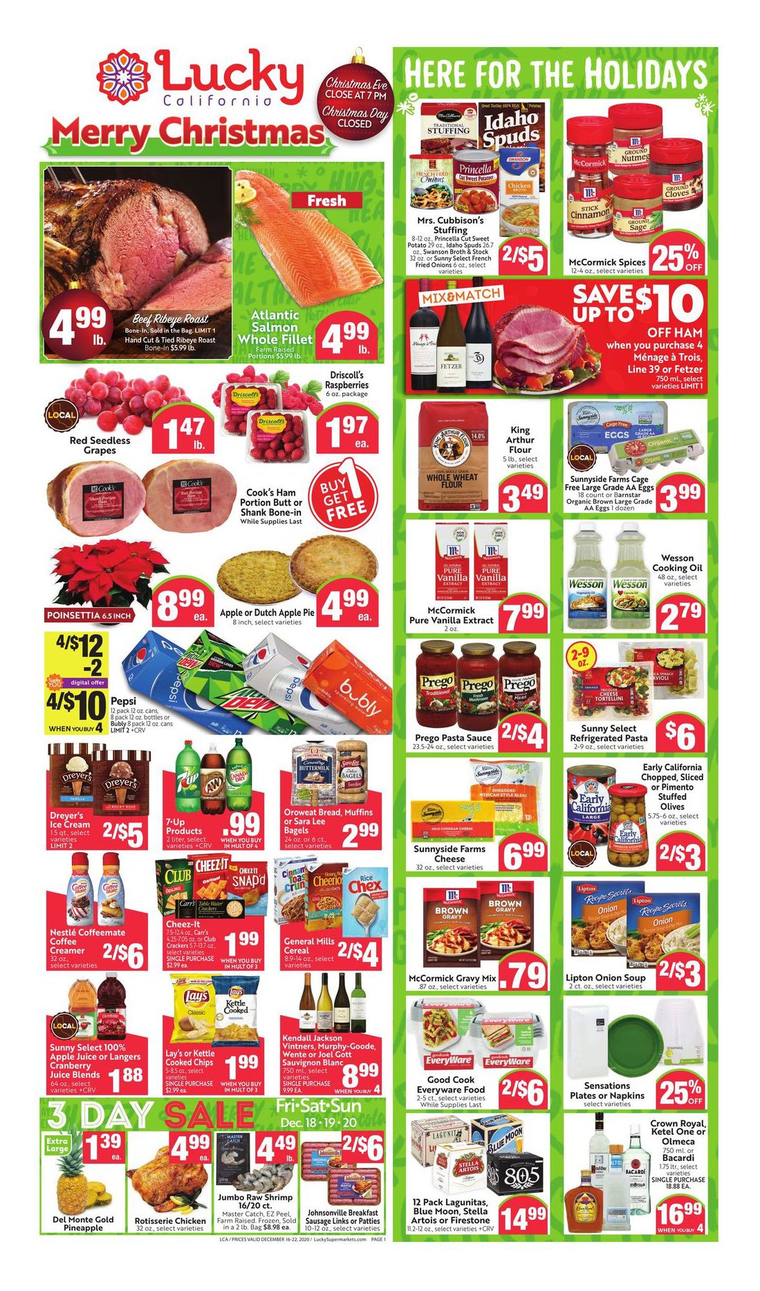Lucky Holiday Weekly Ad Flyer December 16 to December 22, 2020