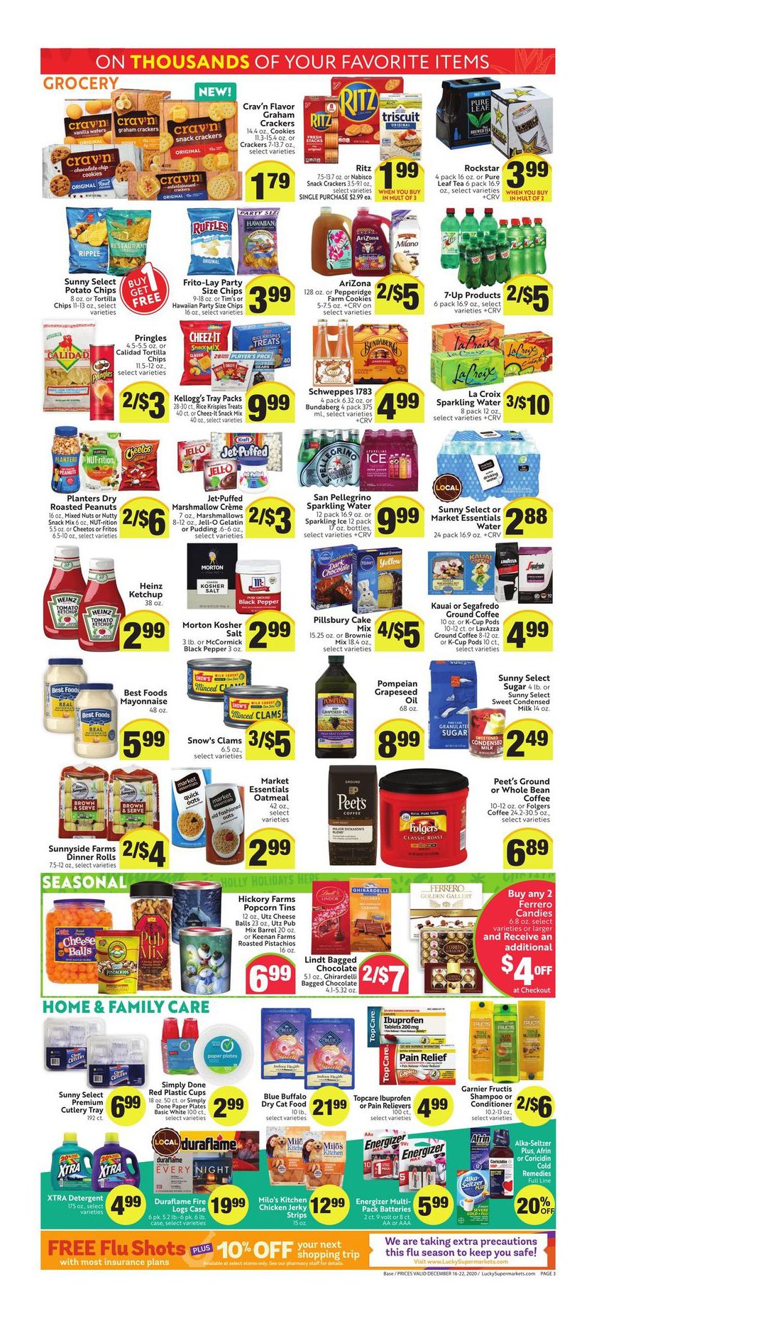 Lucky Holiday Weekly Ad Flyer December 16 to December 22, 2020