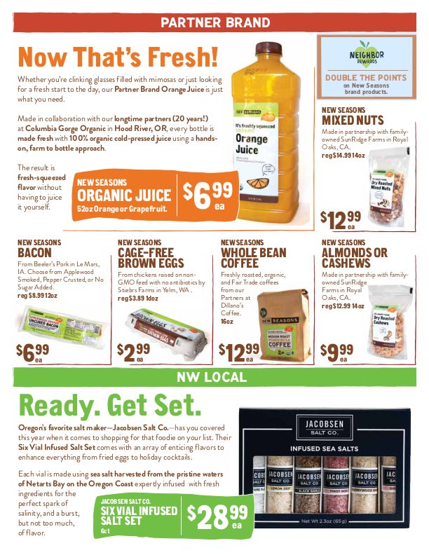 New Seasons Market (OR) Holiday Weekly Ad Flyer December 16 to December 22, 2020