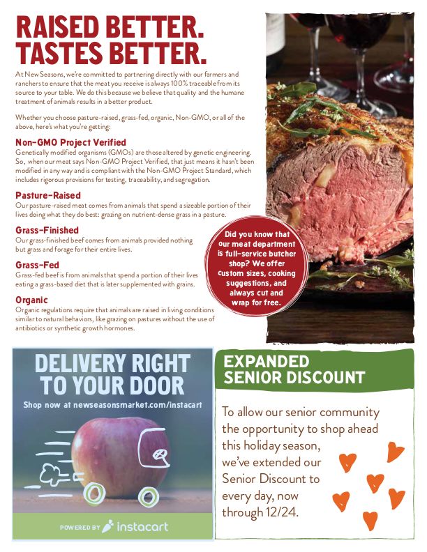 New Seasons Market (OR) Holiday Weekly Ad Flyer December 16 to December 22, 2020