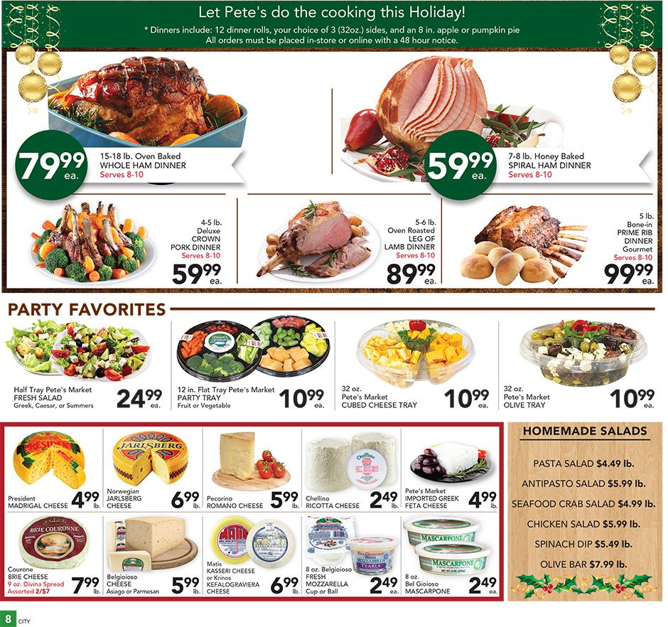 Pete's Fresh Holiday Weekly Ad Flyer December 16 to December 24, 2020