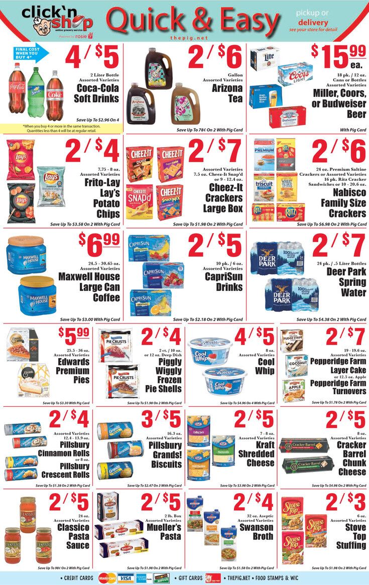 Piggly Wiggly (GA) Christmas Holiday Weekly Ad Flyer December 16 to December 29, 2020