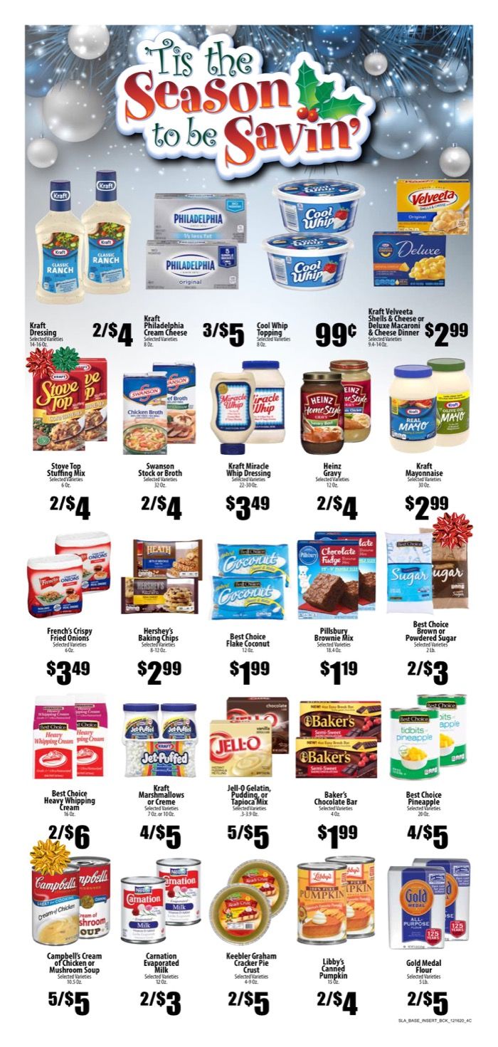 Piggly Wiggly (LA) Christmas Holiday Weekly Ad Flyer December 16 to December 29, 2020